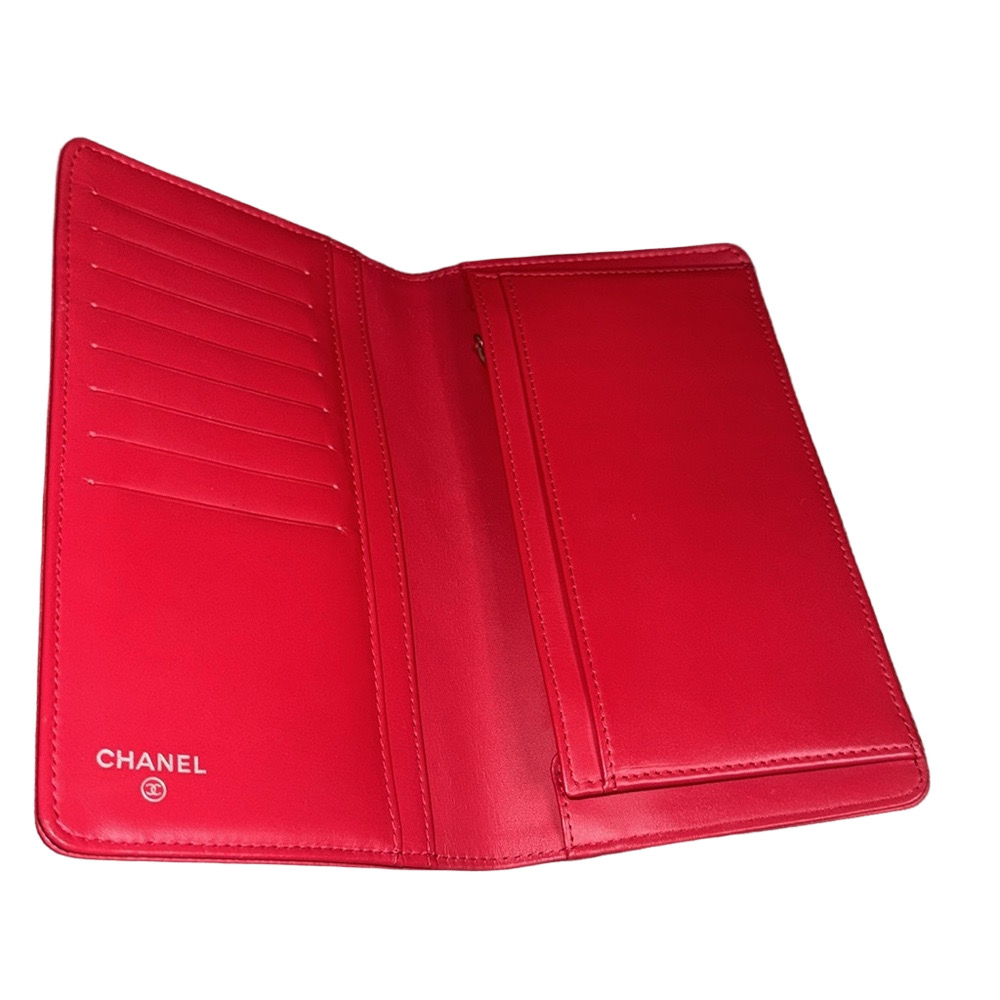 Chanel Red Leather Wallet - Picture 4 of 6